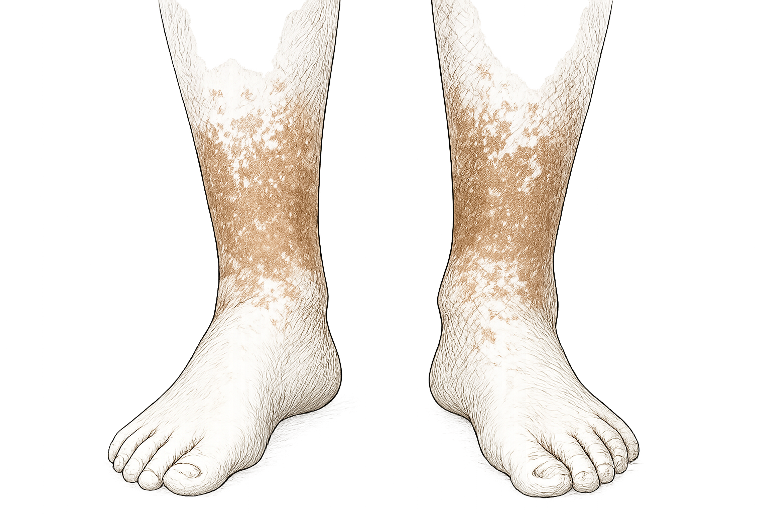 dermite ocre jambe